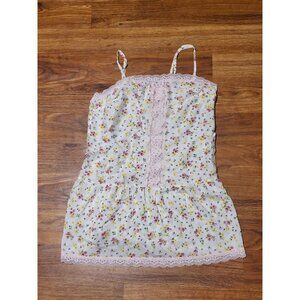 Victorias Secret Size S Floral Lace Teddy Lingerie Nightgown